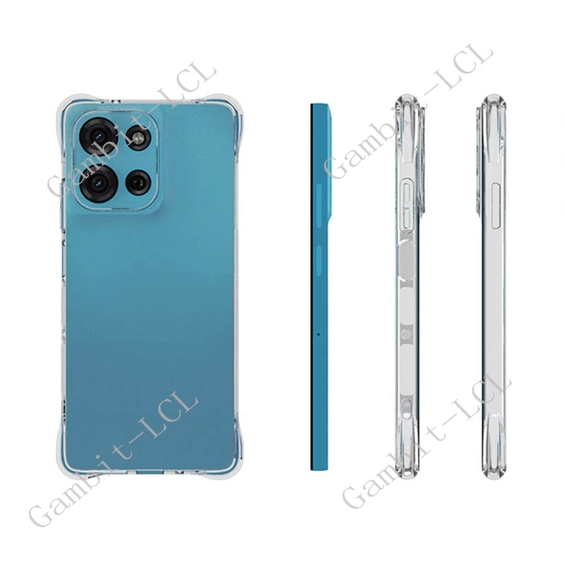 Durable Shockproof Anti-Fall TPU Back Case - Enhanced Protection Cover