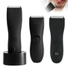 Men's Electric Groin Hair Trimmer Pubic Hair Removal Intimate Areas Body Grooming Clipper Epilator Rechargeable Shaver Razor 1