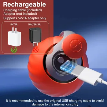 Interactive Cat Ball Toy with Feather, Smart Cat Toys Ball for Indoor Cats, Motion Activated Automatic Cat Toy Ball 6