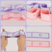 High-Elasticity Yoga Fitness Resistance Band - Open Back Shoulder Strap, Elastic Stretching Belt, Yoga Stretching Exercises. - Image 3