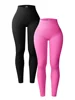 Seamless Sports Fitness Legging Autumn and Winter Women's Solid Color Thread Elastic Sports Fitness Pants High Waist Lifting Hip 1