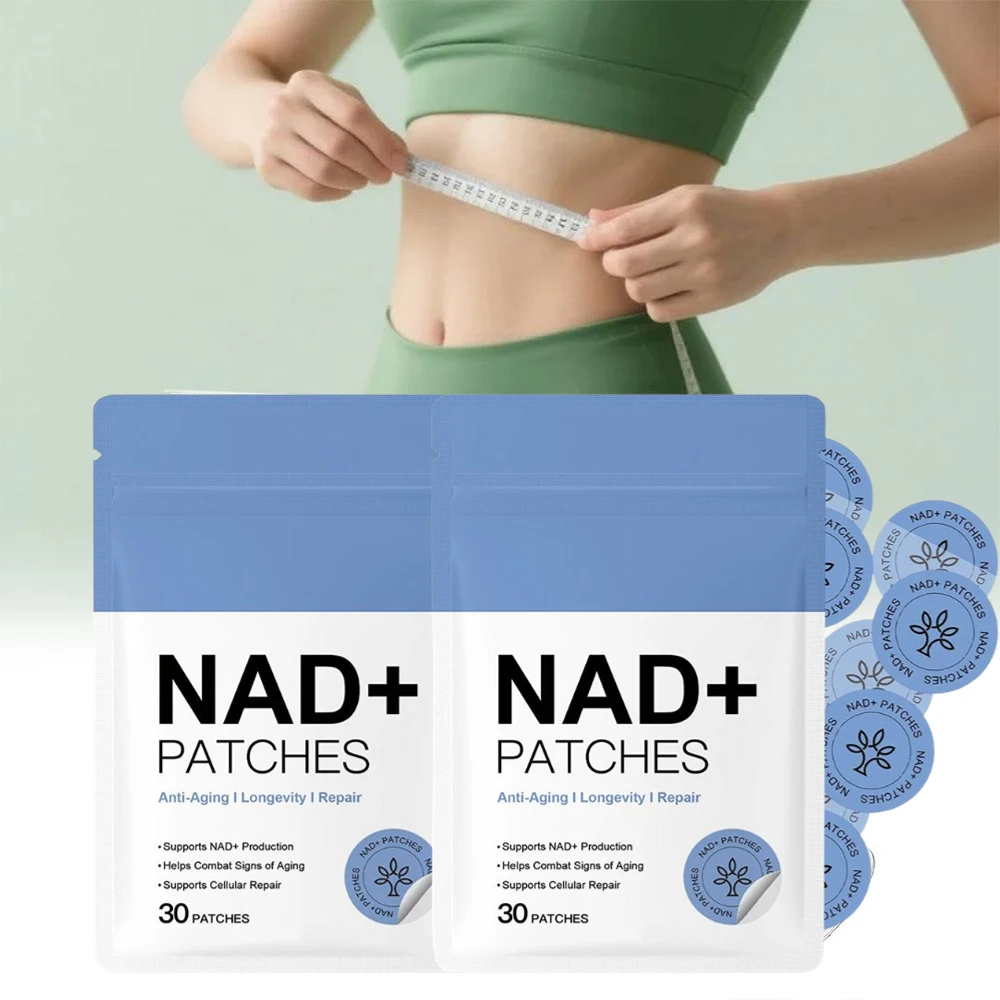 2026 Newest NAD+ Weight Loss Sticker - 1-10Bags 60Patches Natural Ingredients, Nourishing Soothing For Women Men Daily_voghion.com