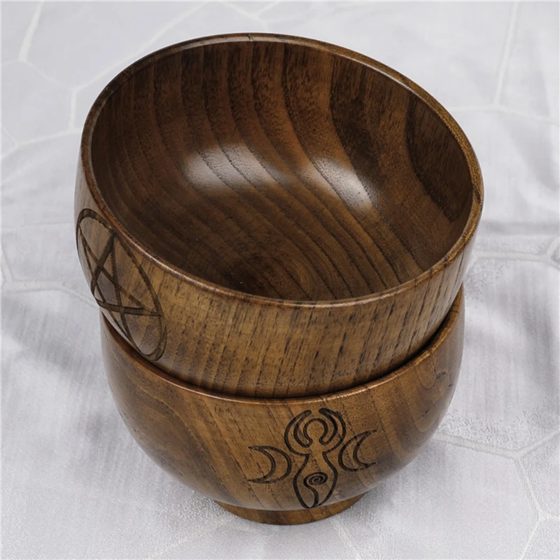Altar Bowl Handmade Wood Bowls Ritual Tableware Ceremony Moon ...