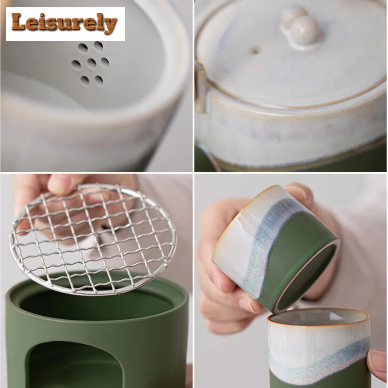 A Picture Of Mountains And Seas Tea Set Complete Set Luxury Tea Ceremony Set Teapot And Tea Cup Set Chinese Tea Set Gift Craft