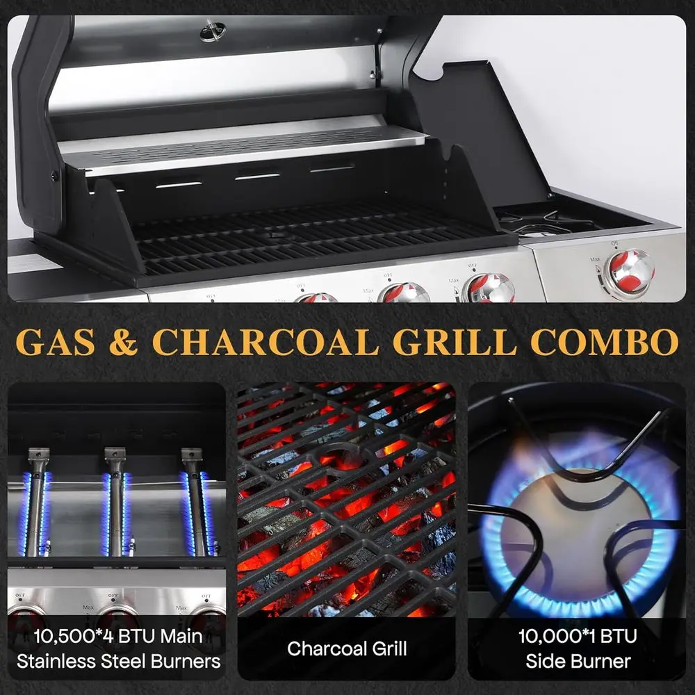 3-in-1 BBQ Grill Combo 5