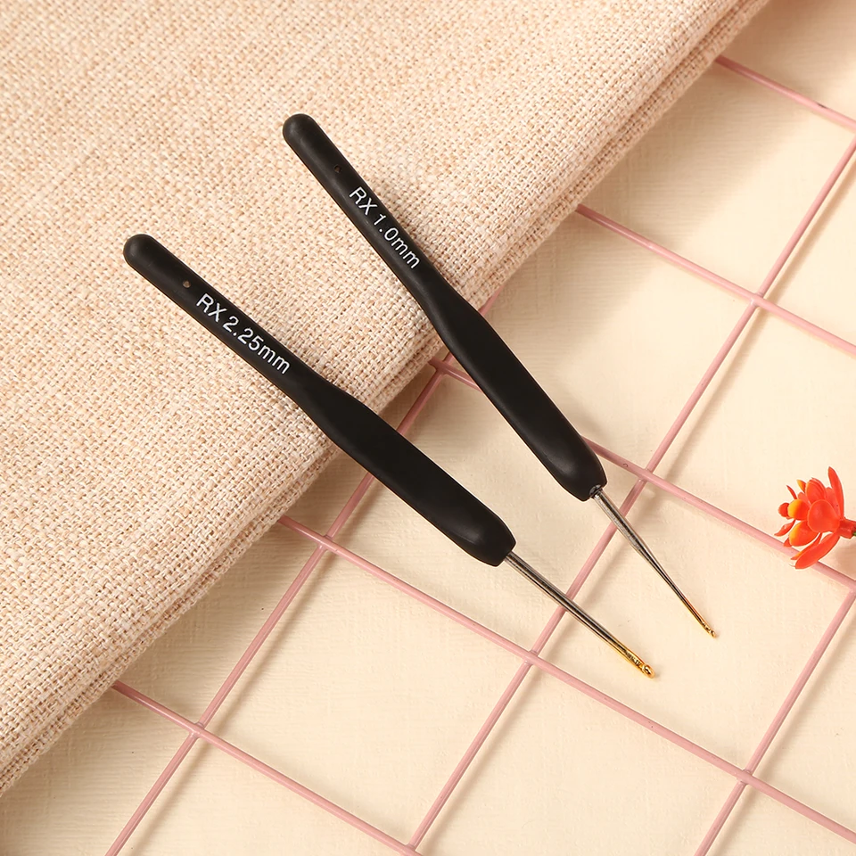 Ergonomic Aluminum Crochet Hooks Knitting Needles Set