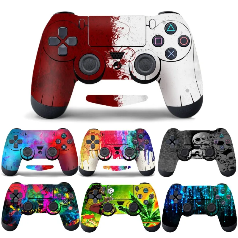 Gamepad Protective Skin Game Console Protective Skin Game Controller Sticker Custom Stickers Reflective Stickers Sticker For SONY PlayStation 4