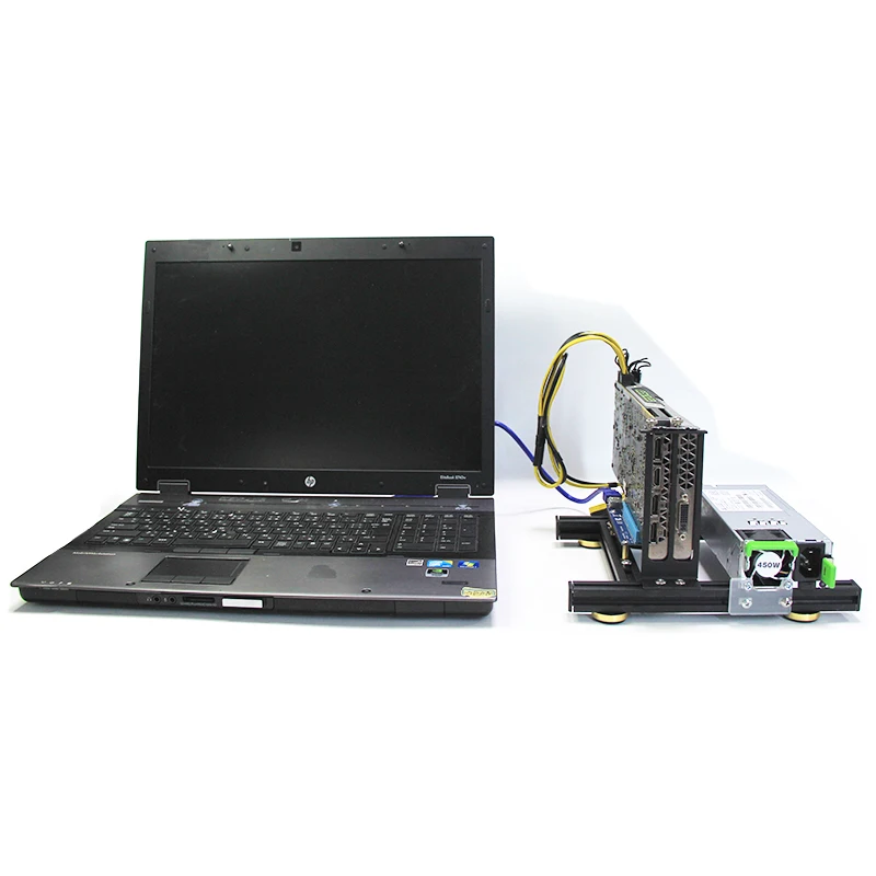 Portátil Placa Gráfica Externa Doca Mini Pcie para Pciex16 Riser Cartão Conjunto Suporte Mais Placa de Riser Mais Cabo de Alimentação Gpu Mais Fonte de Alimentação - Imagem 3