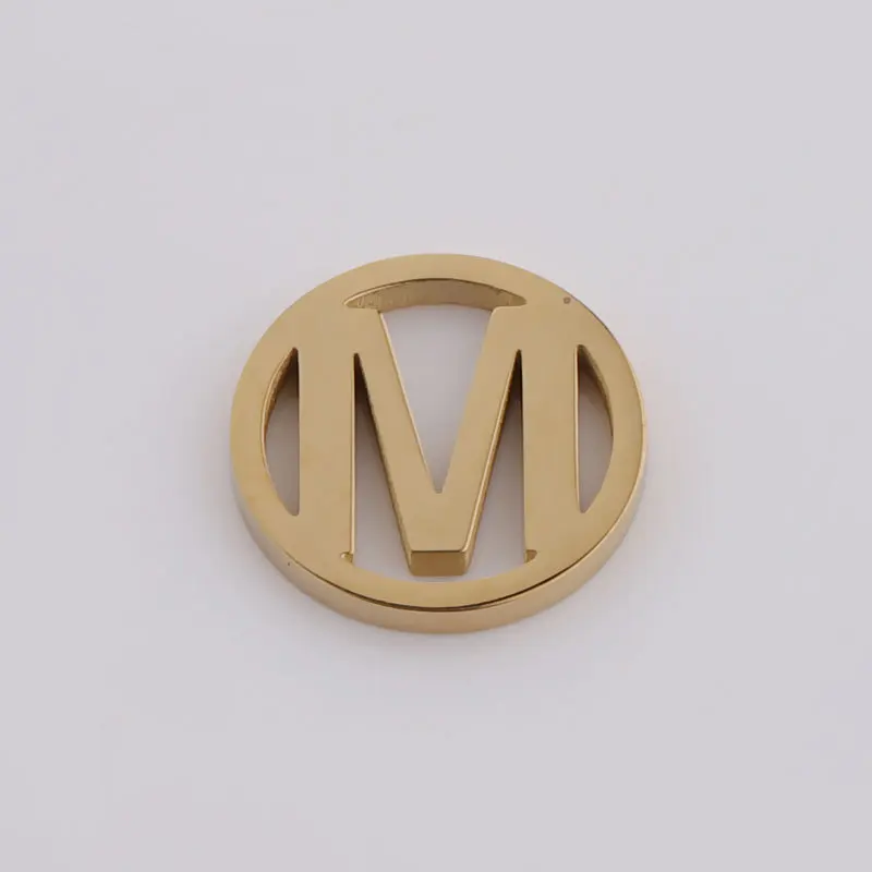 26Pcs /Lot  Stainless Steel Round Letter Charms Mirror Enamel Initials DIY Necklace Bracelet Pendant for Jewelry Making