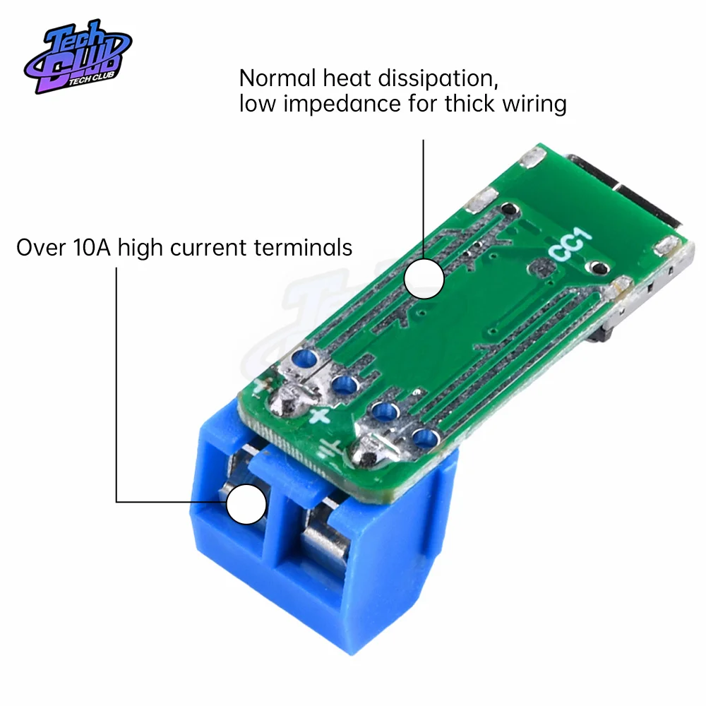 USB-C 고속 충전 트리거 보드 모듈 PD/QC 디코이 보드, USB C타입 PD3.1 전원 공급 부스트 모듈, 28V, 36V, 48V, 140W