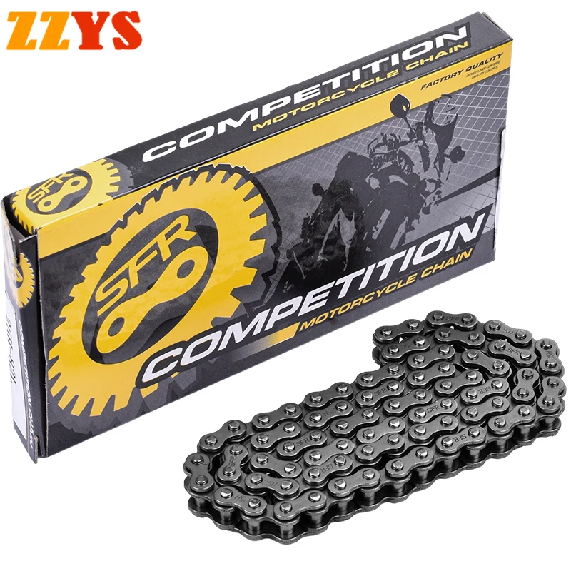 

25H 82L Motorcycle Roller Chain with Spare Master Stainless Steel For YAMAHA YFM80 YFM80H YFM80N BADGER REALTREE HUNTER YFM 80