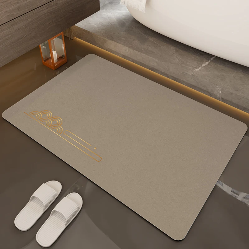 

Роскошные коврики для ванной, противоскользящий мягкий коврик для ног в ванной комнате, Быстросохнущий пол, коврики для туалета Pad, дверной коврик, моющийся, украшение для дома