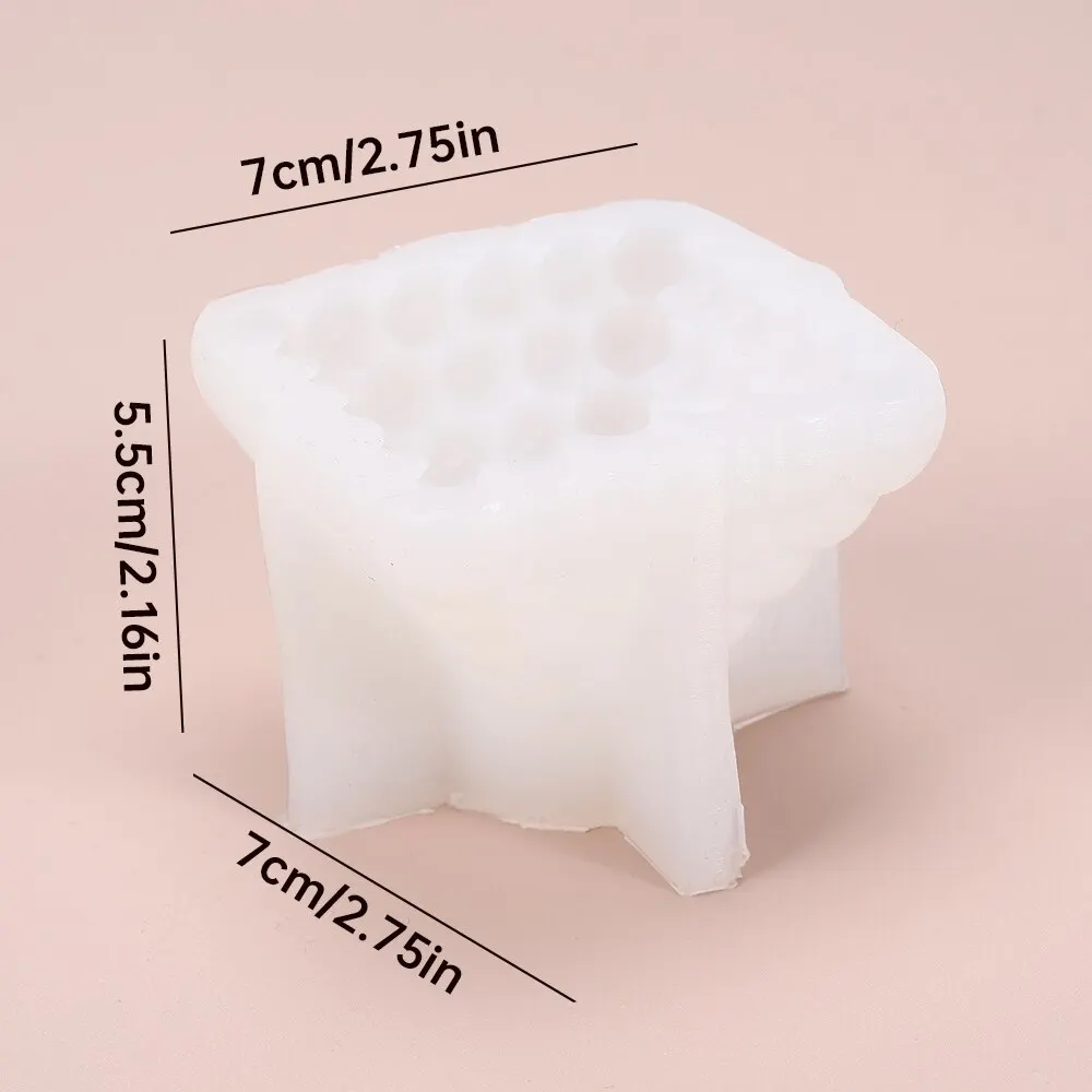 3D Silicone Molds Bubble Cube Pyramid Aromatherapy Candle Resin Mould DIY Geometry Candles Mold Gypsum Craft Making Molds aromatherapy candle mold,silicone mold,silicone candle molds,silicone candle mold,candle mold