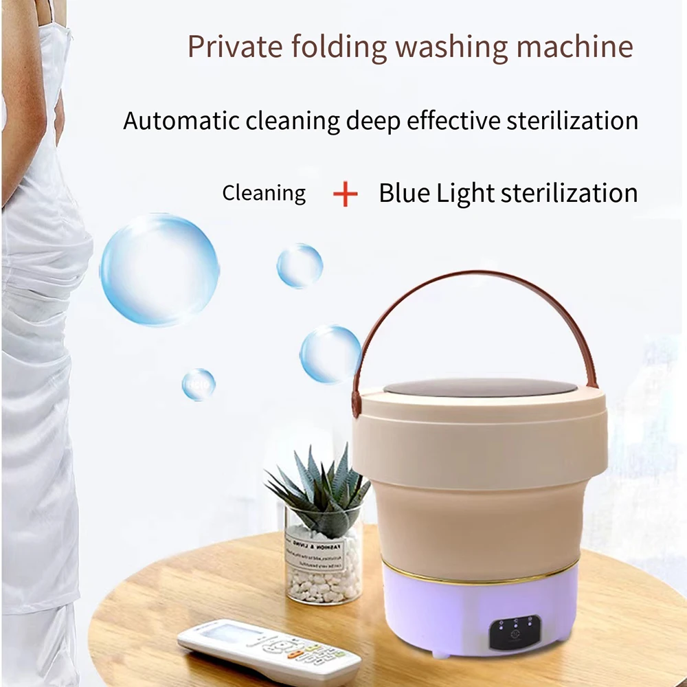 Mini Washing Machine 9L Folding Mini Laundry Machine With Dehydration  Function Durable Laundry Machine Digital Portable Washers - AliExpress