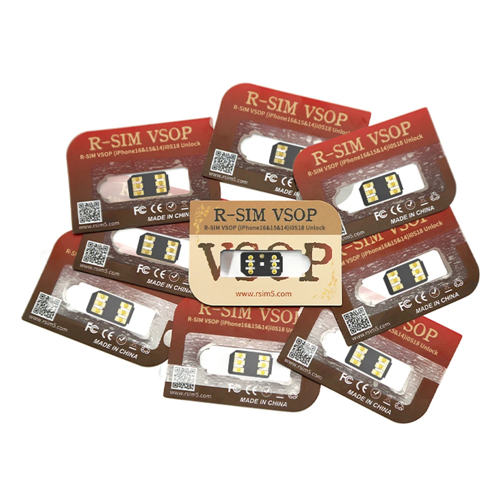 R-SIM VSOP iOS18用SIMカードのロック解除 iPhone 8～16Pro Max