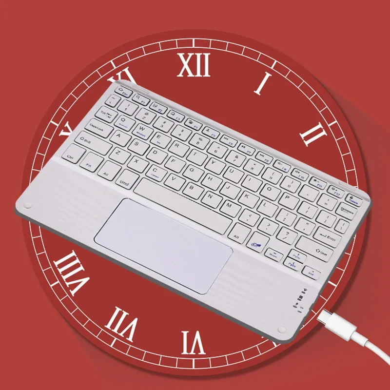 Wireless Keyboard with Touchpad for IPad Samsung Xiaomi Tablet Phone Laptop 10'' Keyboards Bluetooth Rechargeable wireless keyboard,wireless keyboard mouse,tablet keyboard,ipad keyboard