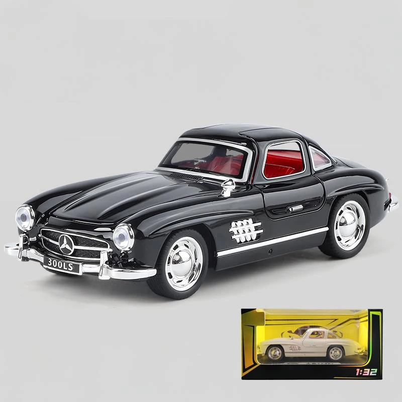 1:32 Mercedes Benz 300SL Classic Sports Racing Car Diecast