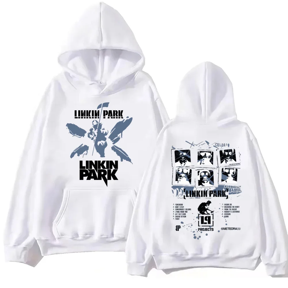 Linkin-Park Hoodie Harajuku  Pullover Tops Man Woman Sweatshirt Fans Gift 2