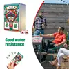 Travel Mahjong Sets 146pcs/set Mahjong Playing Cards Thicken Large Print Handheld Poker Waterproof Chinese Mah Jongg American 2