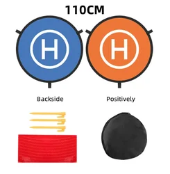 Universal Foldable Drone Landing Pad - 55cm/75cm Quadcopter Parking Apron (110CM)
