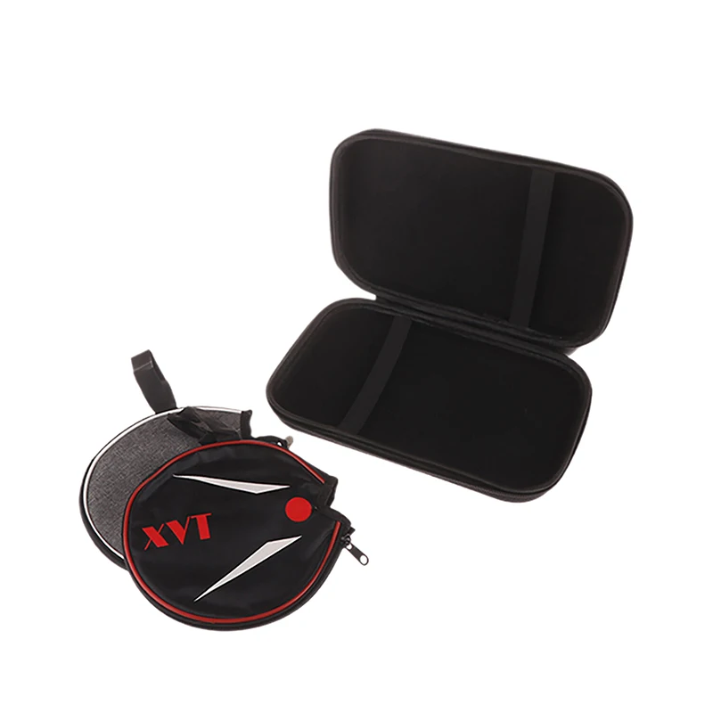 1Pc Table Tennis Bat Cover Paddle EVA Bag Shock-resistant Ping Pong Cases Zip Pocket Racket Bags Waterproof Covers