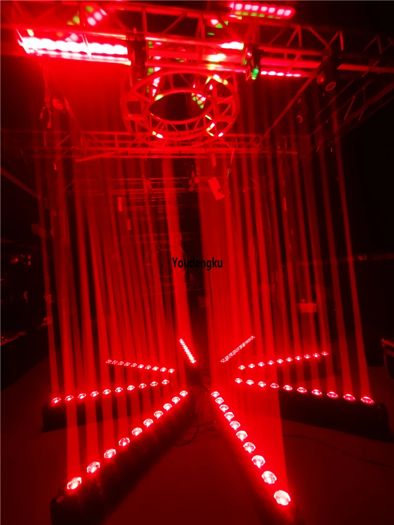 2 pieces 10x40w rgbw dmx led beam moving head bar light Party Dj stage led movin