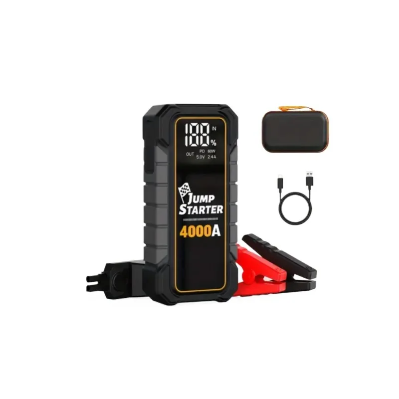 4000A Portable Car Battery Jump Starter Power Bank