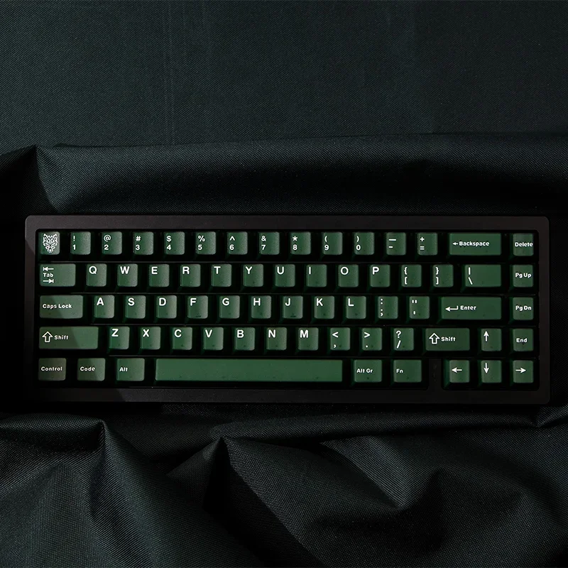 Verde Esmeralda Semi Keycaps Transparentes Double Shot Keycap Perfil Cereja Abs para Switches Gateron mx Teclado Gamer 114 Chaves - Imagem 4