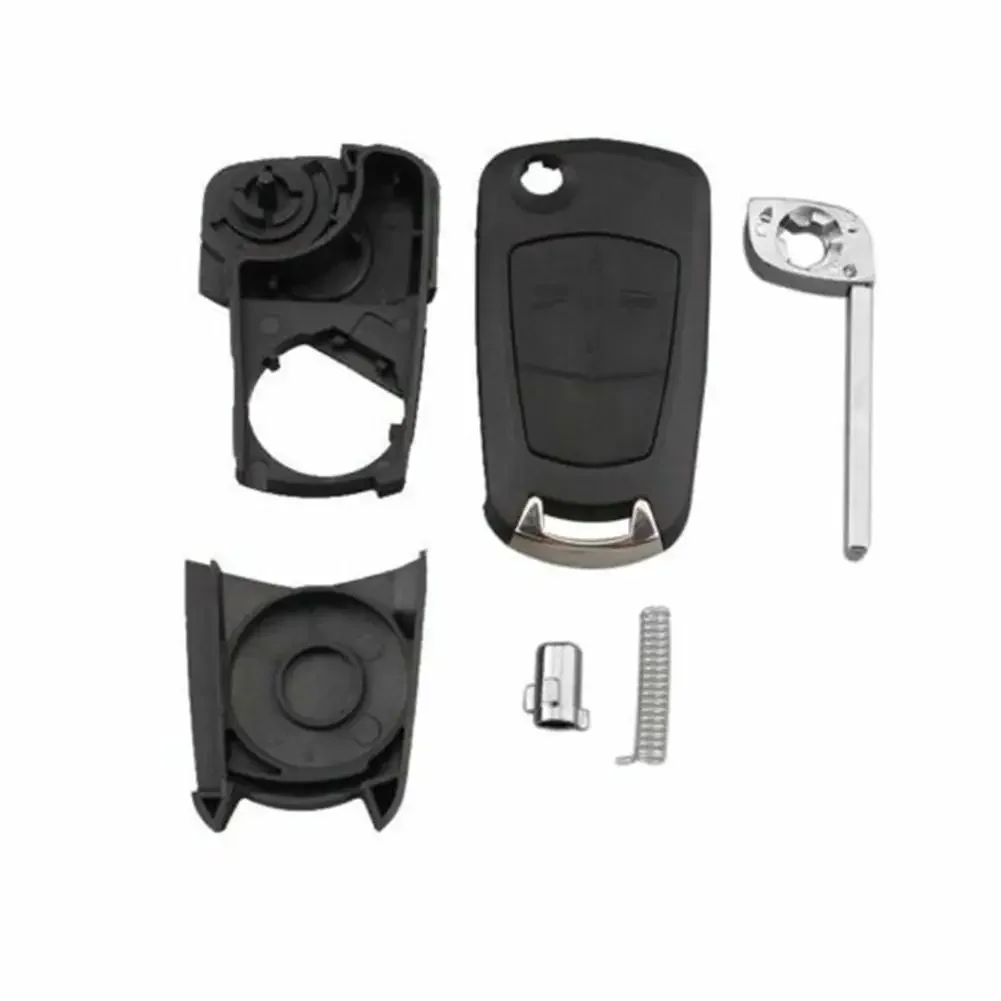 2 Button Remote Flip Key Fob Case 2 Keys Shell Case Accessories for Opel Corsa D Zafira B Astra H Tigra Vehicles