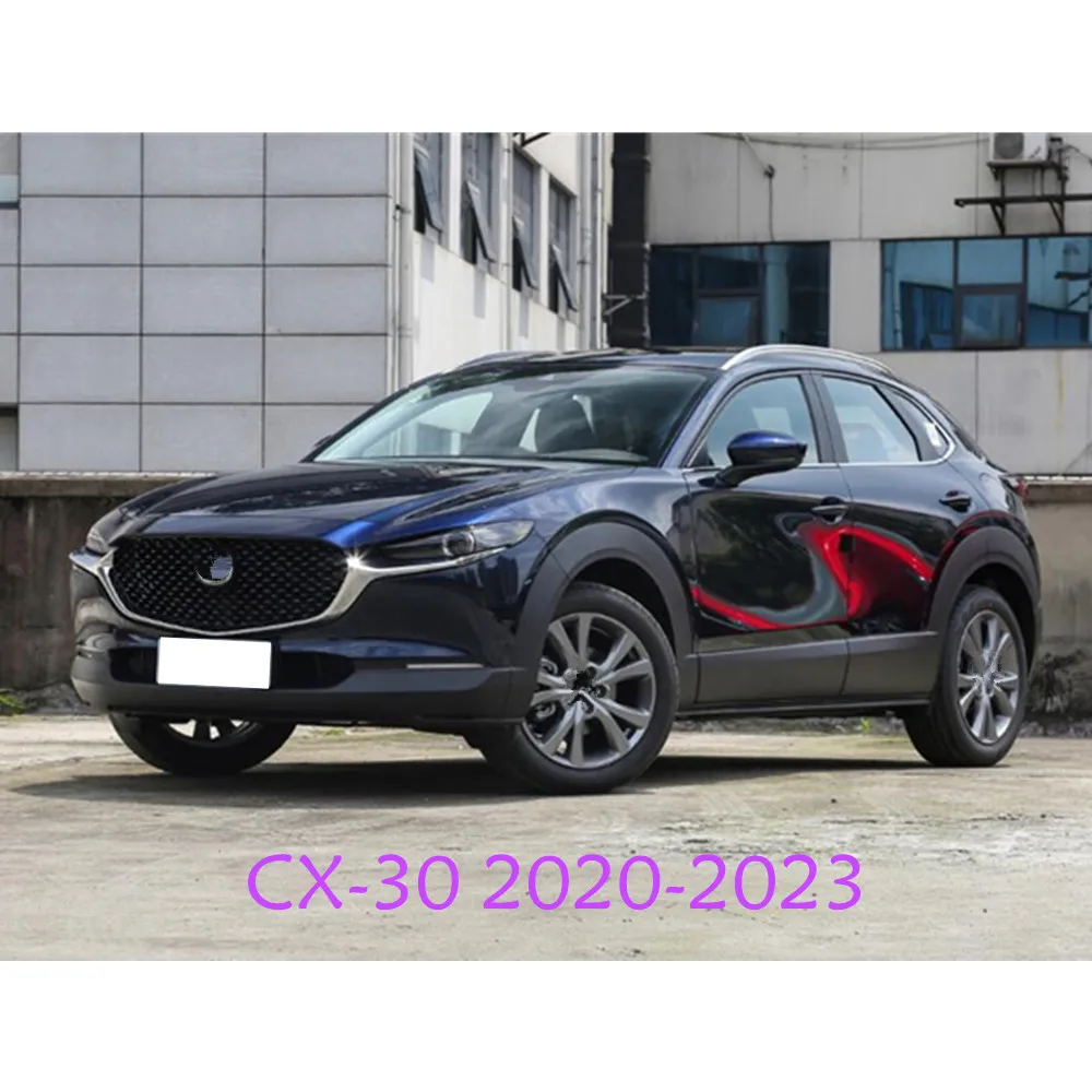Car Styling Sticker Lamp Plastic Window Glass Wind Visor Rain/Sun Guard Vent Parts 4pcs For Mazda CX-30 CX30