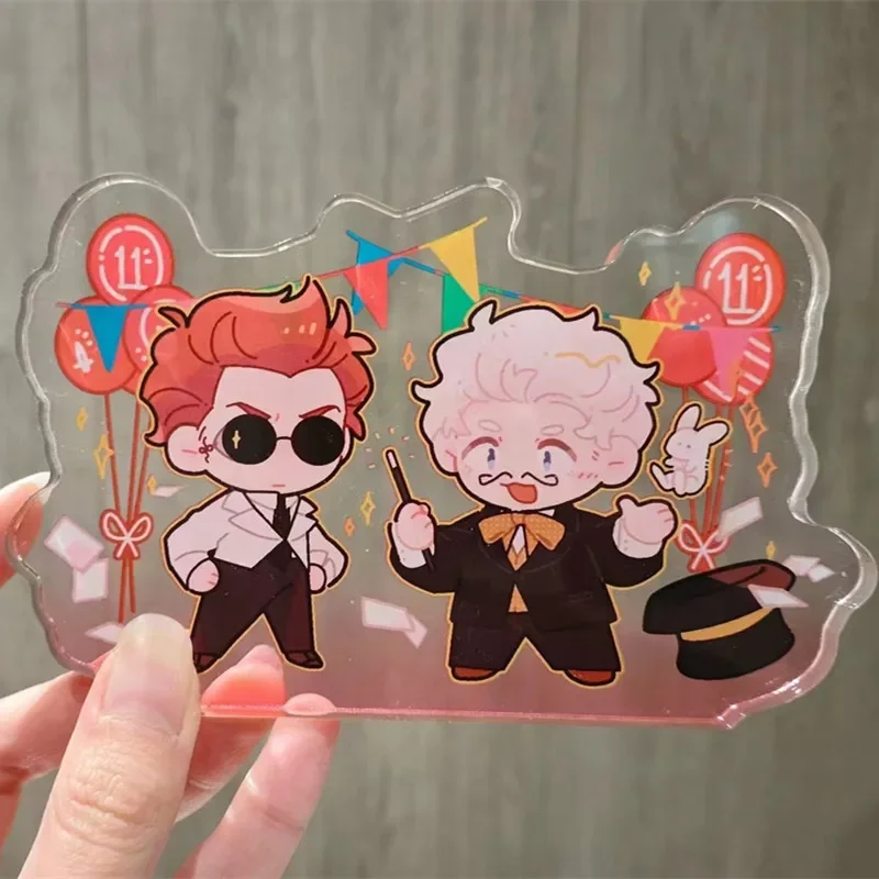 Good Omens Gift Toy Figures Acrylic Stand Anime Model Action Figure Ornament Kids Accessories Models Desktop Ornaments - 2
