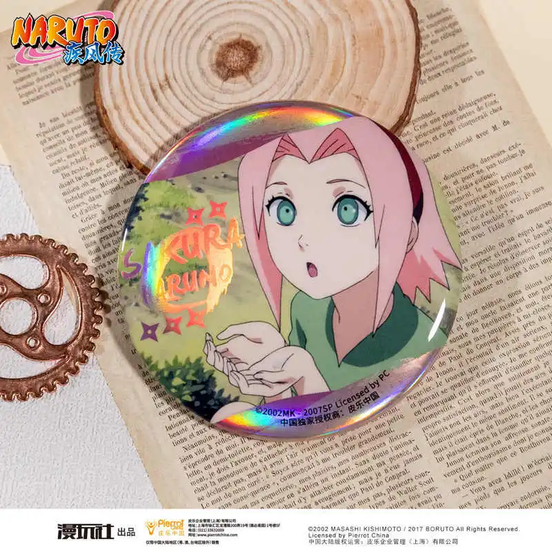 Officially Licensed Naruto Character Cosplay Badge Collection