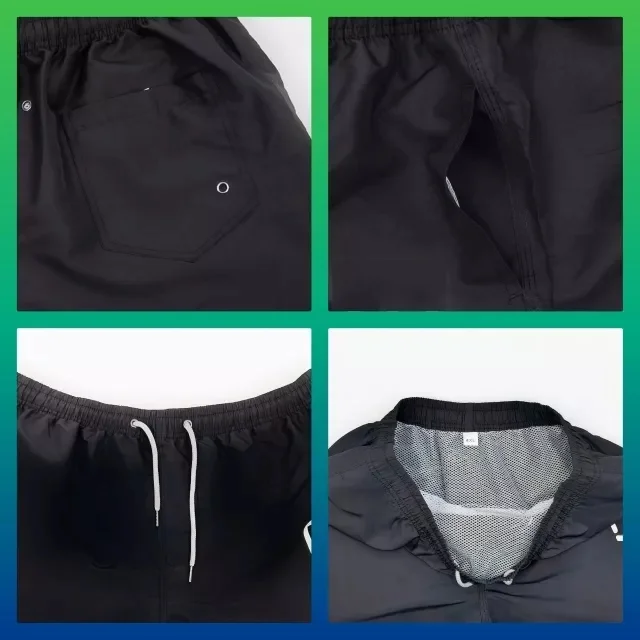 Men's Print Swim Shorts Summer Beach Surfing Sportswear Jogging Shorts Quick Dry Fitness Casual Summer Shorts