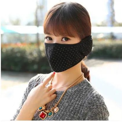 Thickening of mouth cover to keep warm in winter the cold cycling winter wind and male and female children masks multi-color opt