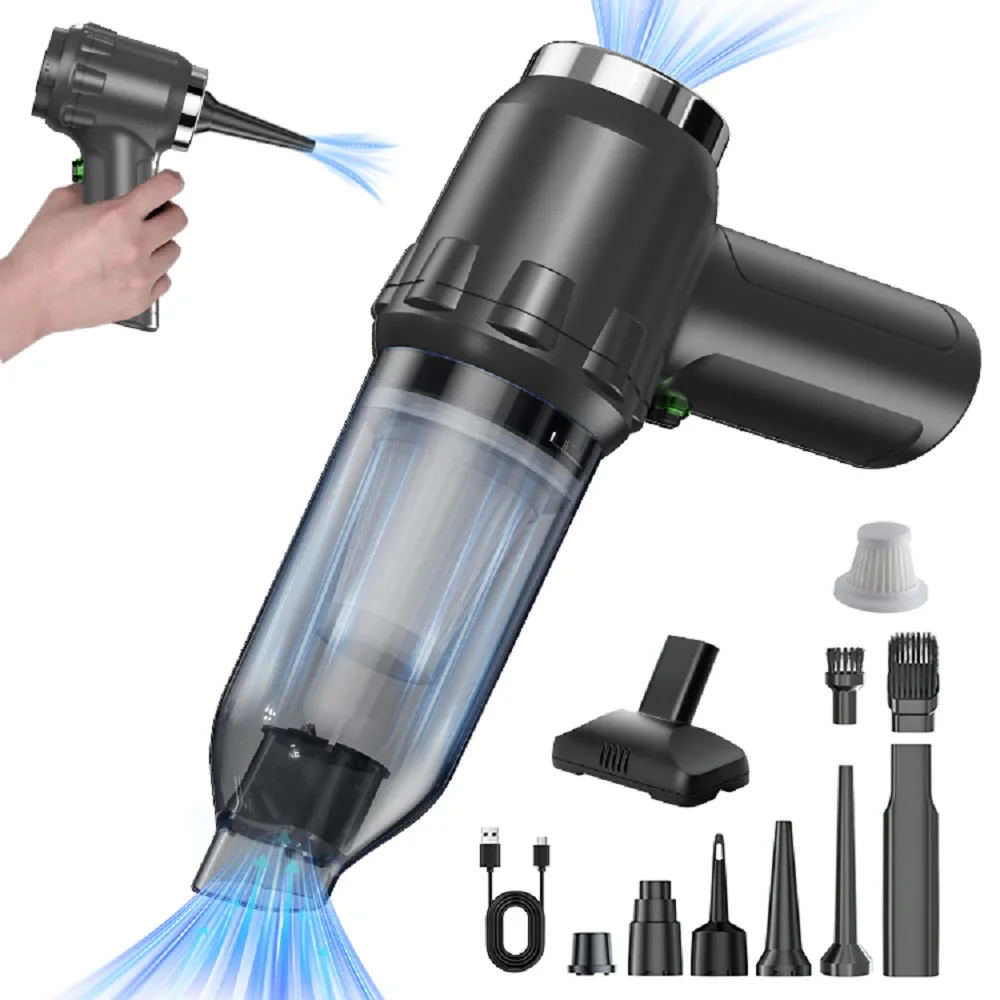 High power brushless motor car vacuum cleaner, portable household rechargeable vacuum cleaner, dust collector, hurricane suction