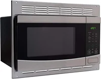 Steel Microwave Oven with Turntable - 1.0 Cu. Ft. Capacity | Includes Trim Kit for Easy Installation & Stylish Finish 1