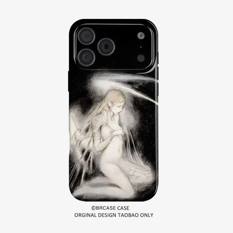 Angel Dark Retro Styl Shockproof Phone Case - Advanced Design
