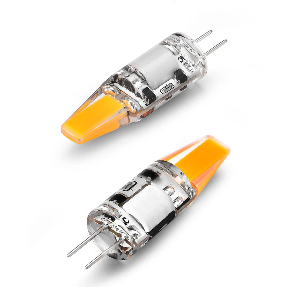 LED COB 샹들리에 LED 광원 실리콘 전구, G4 LED 램프, 크리스탈 사파이어 램프, 2W, 3W, 5W, AC, DC12V
