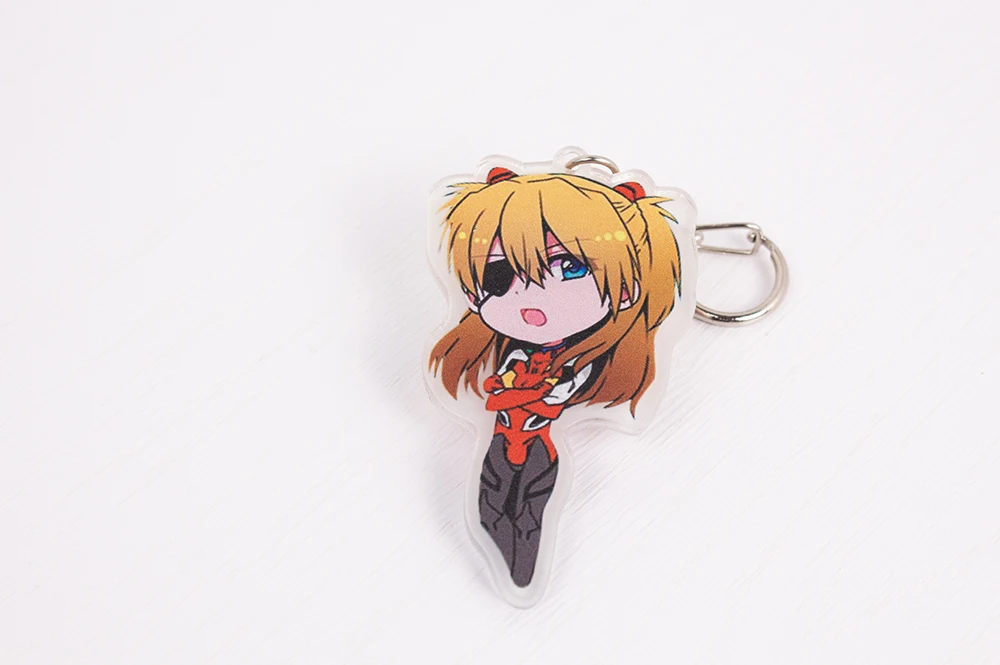 bumblebee transformer toy New EVA Key Chain Cute Rei Acrylic Key Chain Anime Evangelion Anime Kawaii Ray Ayanami Pendant Toys Christmas Gift For Kids anime action figures