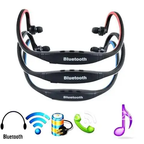 

Wireless Headset Stereo Earphone for iPhone Xiao mi Phone S9 Universal Handfree Sport Bluetooth-compatible 4.1