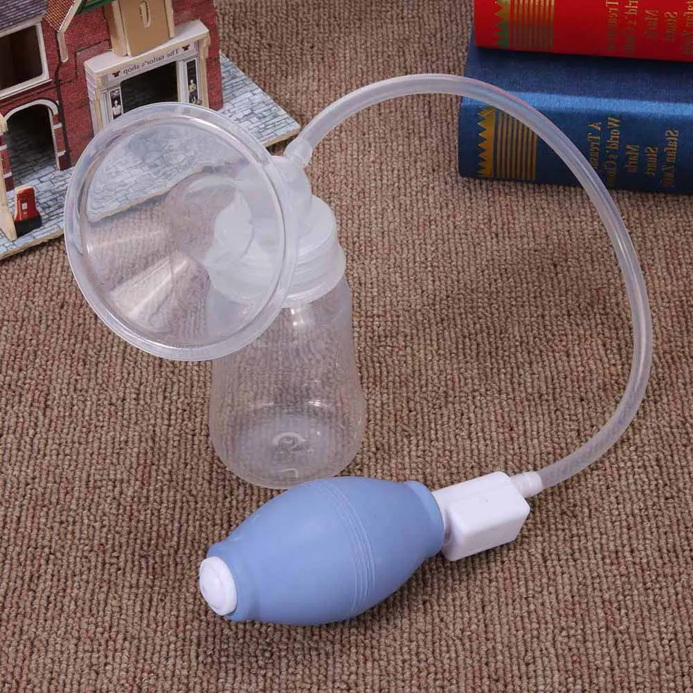 Manual Hand Milking Machine Portable Breast Milk Extractor Bottle Strong Suction Breastfeeding Postpartum Supplies manual breast pump