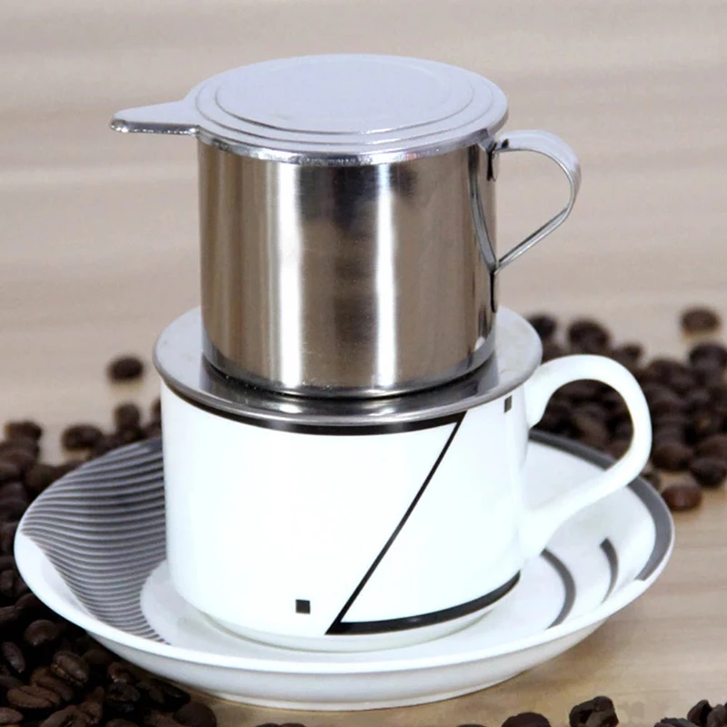 Vietnamese Coffee Dripper Maker Stainless Steel Portable