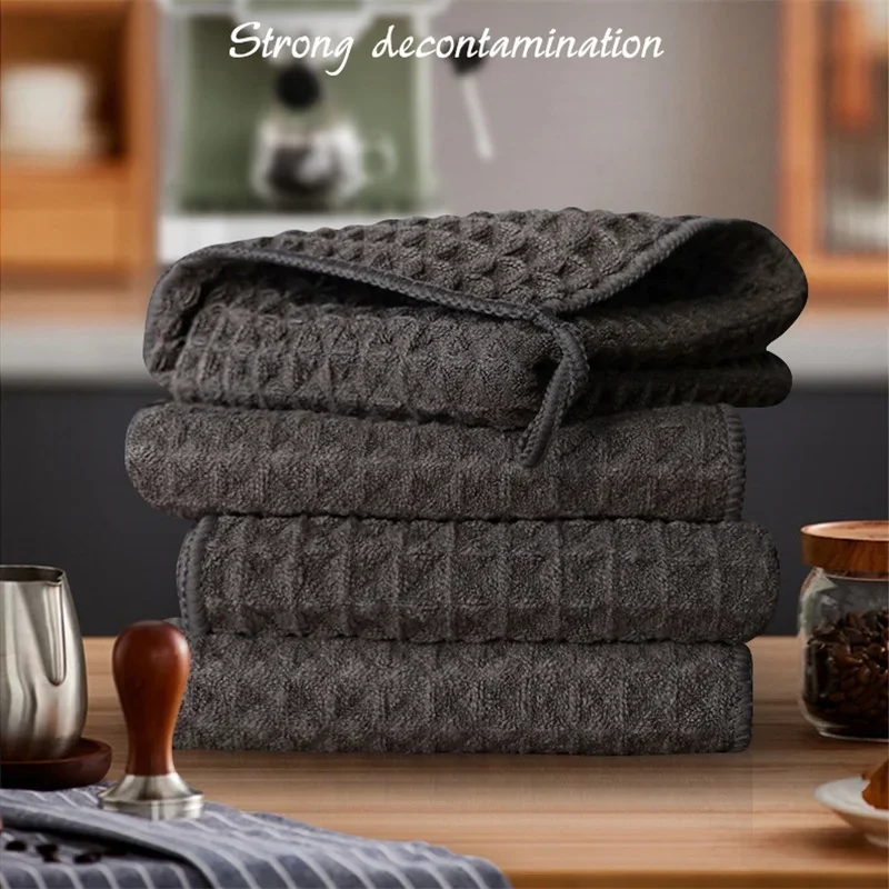 Coffee Towels 1/4pc Barista Cleaning Towel for Kitchen Coffee Machine