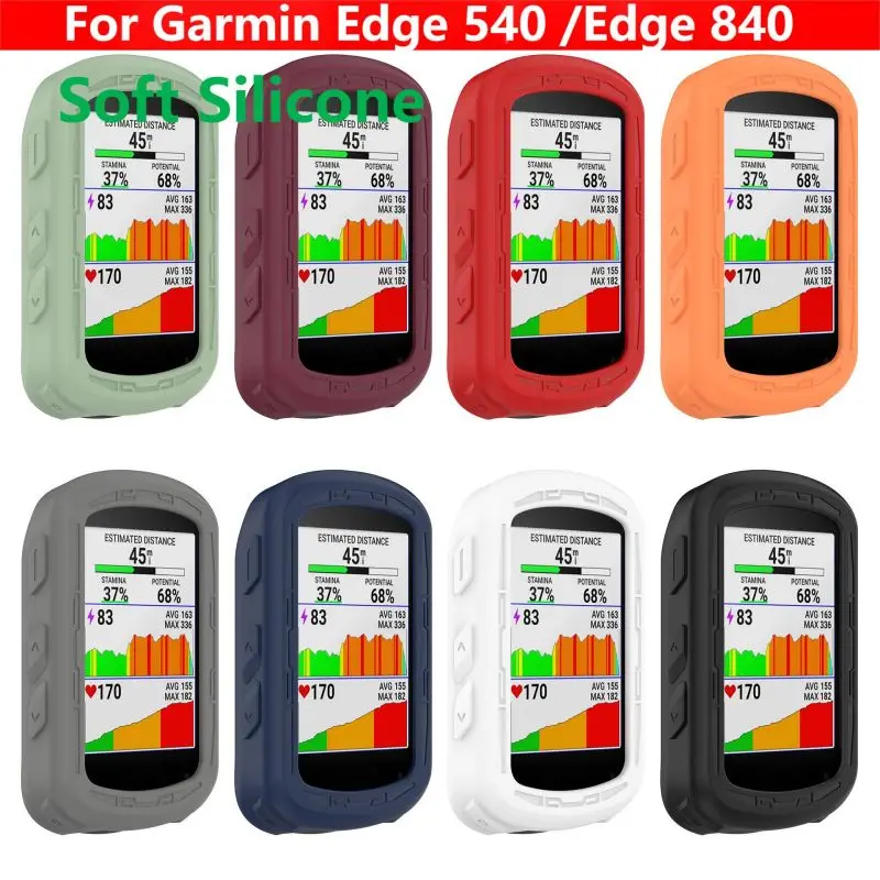 

Protective Case For Garmin Edge 540 840 Solar Protector Cover Bike Bicycle GPS Computer Silicone Stopwatch Shell Edge540 Edge840