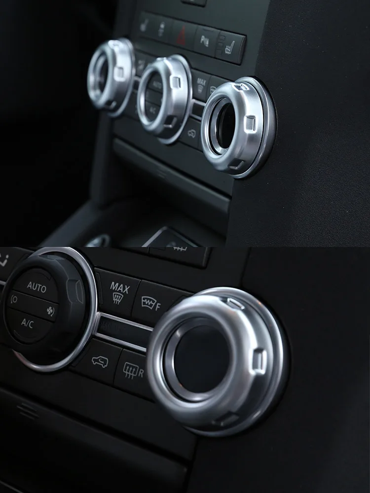 Für Land Rover Discovery 4 LR4 RangeRover Sport Freelander 2 Auto Lautstärke und Klimaanlage Knöpfe Trim Aufkleber Auto Zubehör – Detail 3