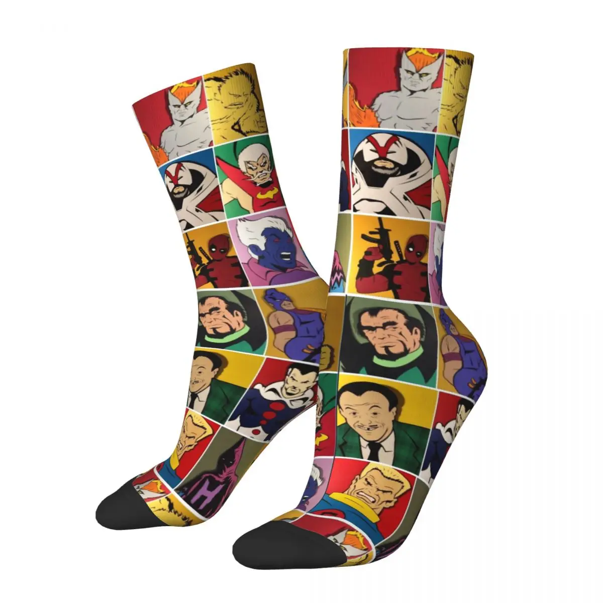Friends He-Man The Master Of The Universe cosy Unisex Socks Cycling Interesting Four Seasons Socks backpack rain cover fashion friends print outdoor sport cycling safety rain cover 20 70l camping hiking waterproof bag cover new
