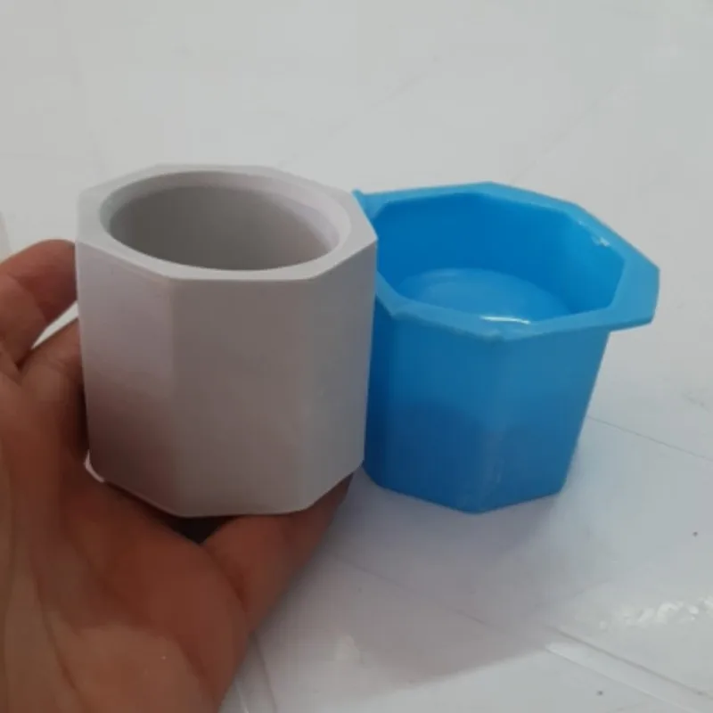 DIY Geometric Polygonal Silicone Mold Concrete Succulent Flower pot Candle Holder Mold Ceramic Clay Epoxy Resin Craft Mold