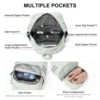 Gym Backpack for Women with Shoes Compartment, Large Women Travel Backpack Waterproof, Sport Swimming Yoga Athletic Backpack 4