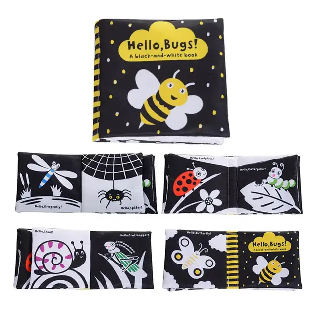 Baby Soft Cloth Book for Newborns 0-36 Months 3D Cloth Books Hand Puppet Educational Toy for Kids Gift 1