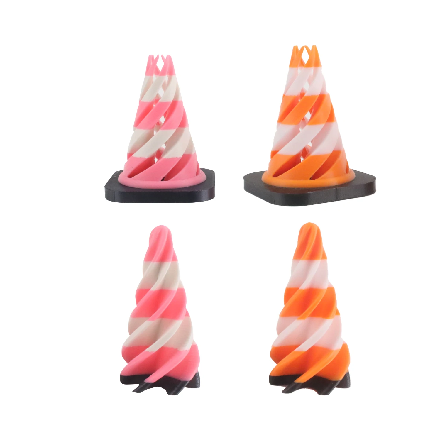 3D printing decompression safety bucket spiral cone toy decompression toy